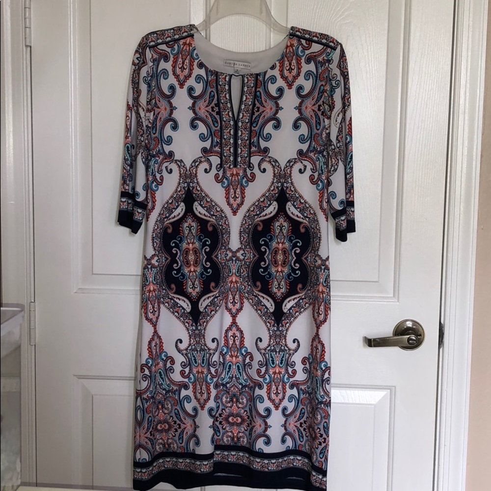 Sandra Darren patterned dress